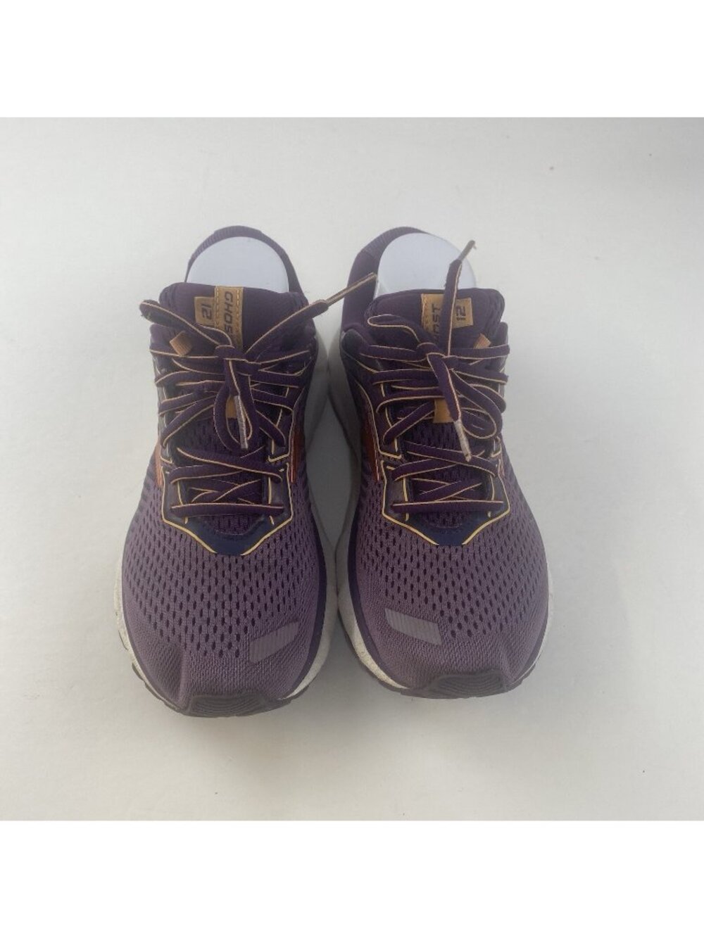 Brooks Ghost 12 Running Shoes Womens Size 9 Purple Sneakers 1203051B579